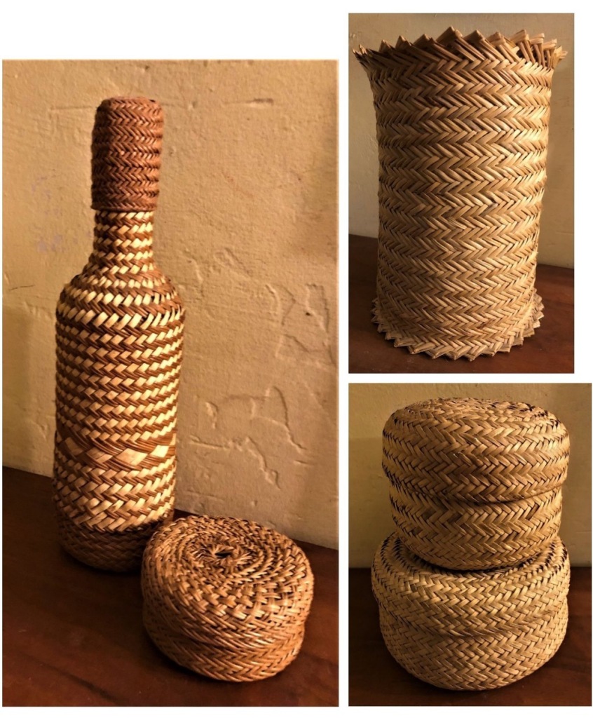 Rarámuri baskets of different shapes